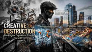 Creative Destruction: The Engine Capitalism Cannot Turn Off